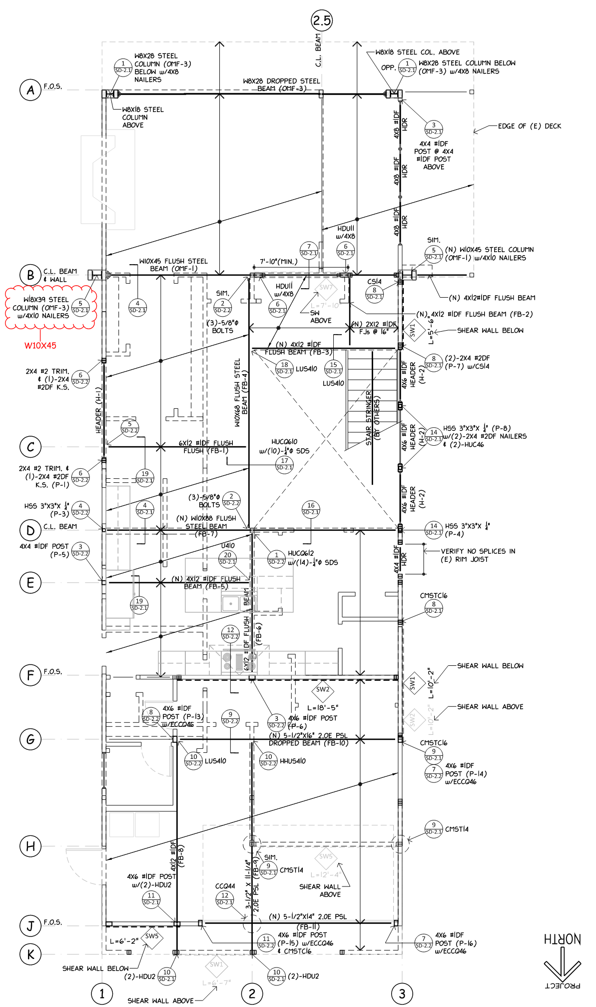 Proposed Floor Framing Plan
