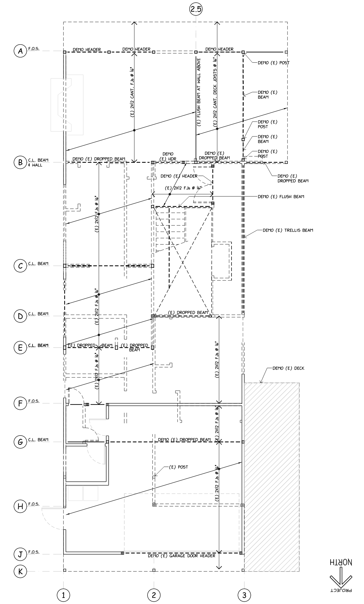 Existing Floor Framing Plan