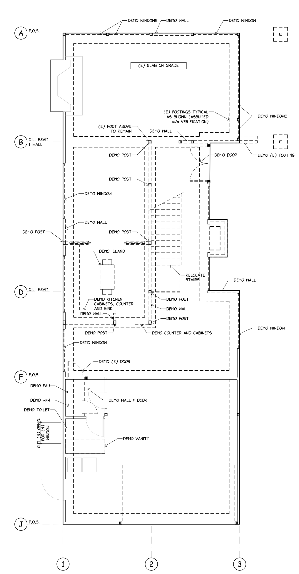Existing Foundation Plan